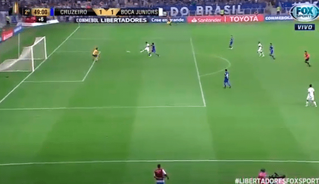 Boca Juniors vs Cruzeiro: gol de Pavón para el 1-1 que silenció el estadio [VIDEO]