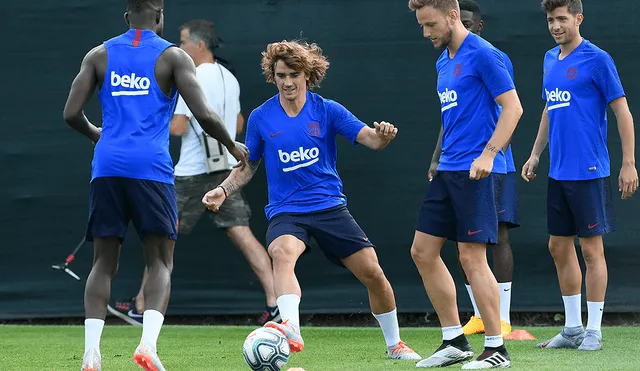 Antoine Griezmann realizó su primer día de entrenamiento con el FC Barcelona de cara a la temporada 2019-20.