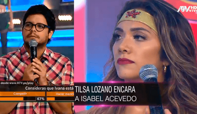 Isabel Acevedo se burla de su compañera y Gian Piero Díaz la frena [VIDEO]