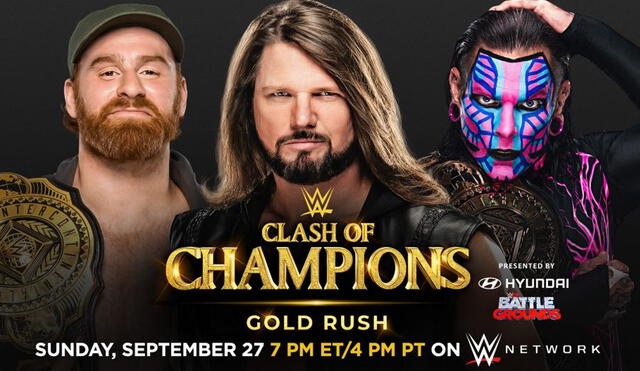 Jeff Hardy vs. AJ Styles vs. Sami Zayn por el Campeonato Intercontinental