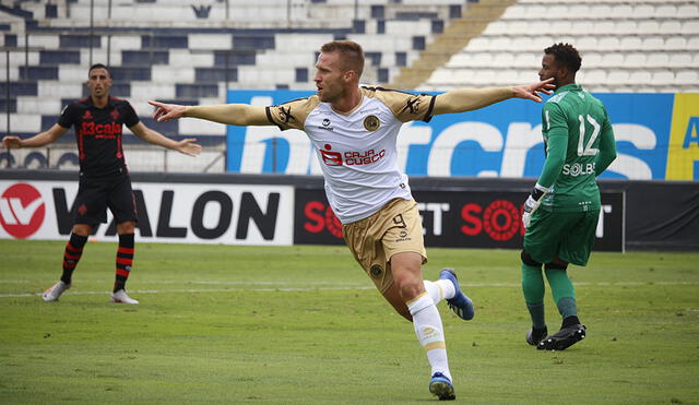 Danilo Carando le hizo dos goles a Melgar (Foto: Liga 1)