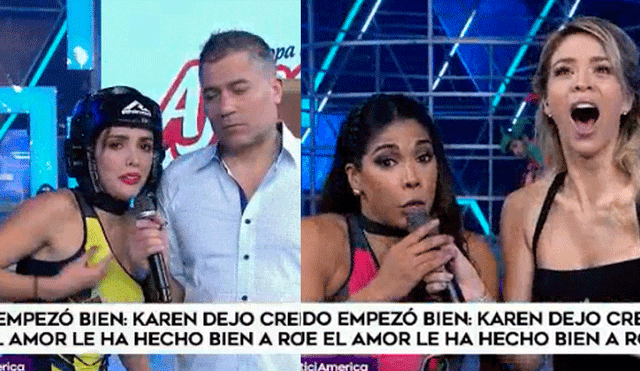 Karen Dejo se burló del cuerpo de Rosángela Espinoza en programa 'Esto es guerra' [VIDEO]