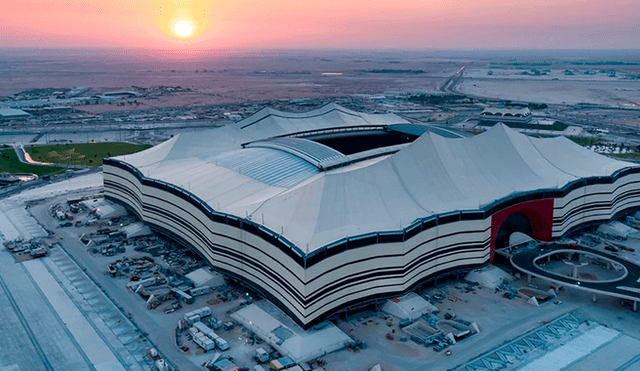 La construcción del estadio Al Bayt está en un 80%. Este recinto será una de las sedes del Mundial Qatar 2022.