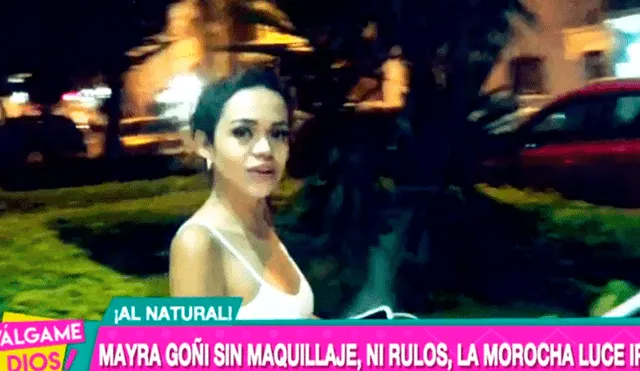 Exponen a Mayra Goñi al natural luciendo y apariencia impacta a fans [VIDEO]