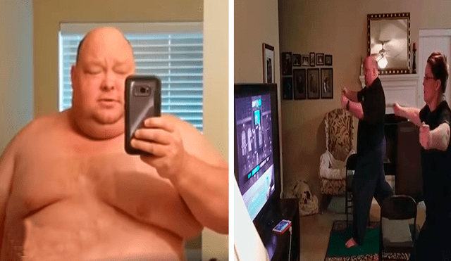 Vía Facebook: hombre que tenía sobrepeso se luce con su nueva imagen, luego de cumplir su reto [VIDEO]