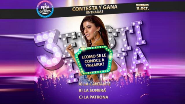 Regalan entradas a show de Yahaira Plasencia a quienes responden curiosa pregunta