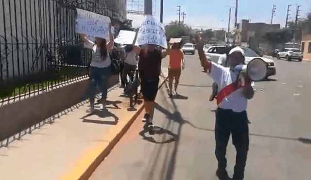 Marcha contra alcalde de Chiclayo no tuvo convocatoria [VIDEO]