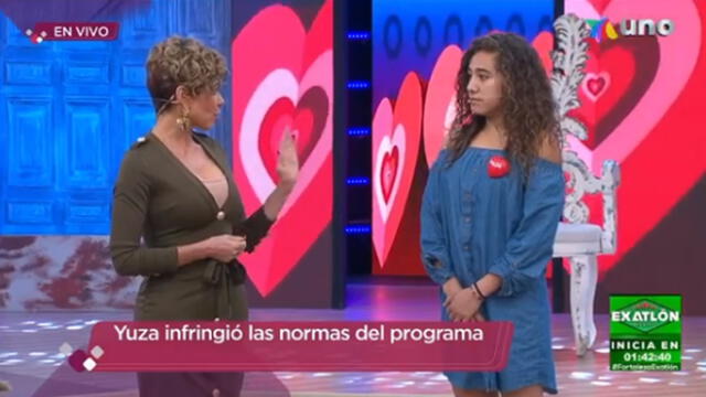 La presentadora informó que la participante incurrió en una falta penada por la producción de este show de TV Azteca.