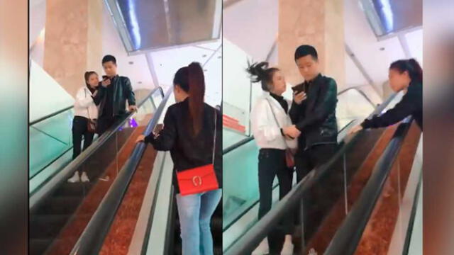YouTube viral: guapa mujer le coquetea a su novio y ella le da una contundente lección [VIDEO]