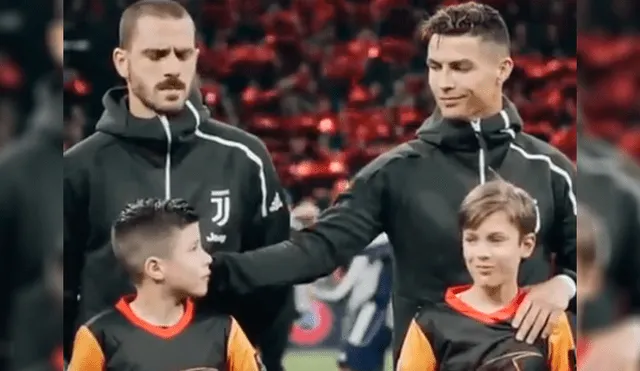 El noble gesto que Cristiano Ronaldo tuvo con pequeño hincha en el Juventus vs Ajax [VIDEO]