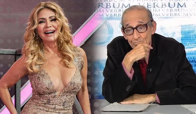 Marco Aurelio Denegri expresó su malestar tras enterarse que la 'Señito' cobraba un cuantioso sueldo. Foto: composición LR/Gisela Valcárcel/Facebook/captura de TV Perú