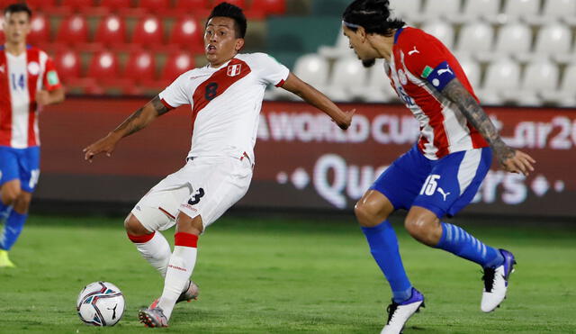Christian Cueva fue cambiado en el segundo tiempo del partido ante Paraguay. Foto: EFE