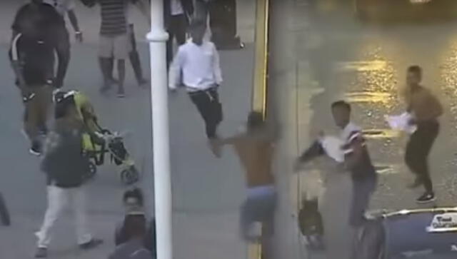 Extranjeros desatan el pánico en Huancayo por pelea con cuchillos al aire libre [VIDEO] 