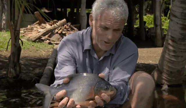 Desliza hacia la izquierda para ver la extraña apariencia del pez que capturó Jeremy Wade en 'Monstruos de río'. El video es viral en YouTube.