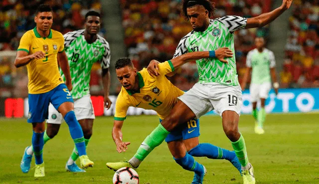 Brasil vs Nigeria empataron 11- por amistoso internacional.