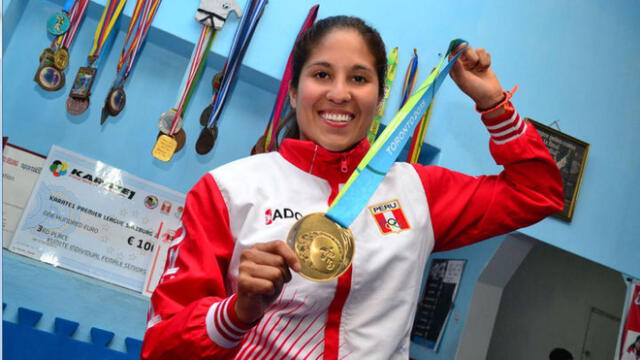 Alexandra Grande recibió los Laureles Deportivos por lograr medalla de oro en mundial de karate