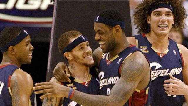 Delonte West y LeBron James, juntos en Cleveland. Foto: Difusión