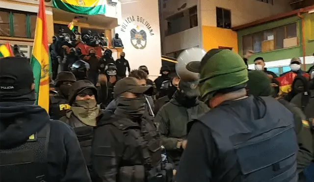 Motín policial en Bolivia