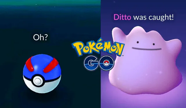 Lista de transformaciones de Ditto y truco para capturarlo en Pokémon GO.