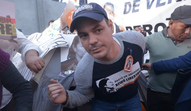 Mark Vito Villanella se encuentra en huelga de hambre. Foto: Javier Quispe.