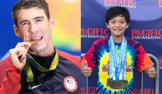 Clark Kent, el niño de 10 años que superó la marca de Michael Phelps 