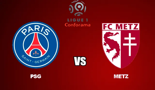 PSG vs Metz por la la cuarta fecha de la Ligue 1.