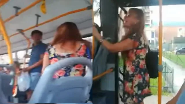 Mujer lanza ataque racista en bus: "No soy chola, soy blanca" [VIDEO]