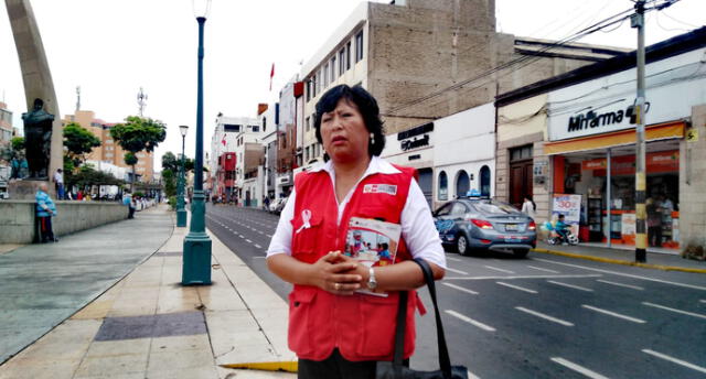 coordinadora del Programa Nacional contra la Violencia Sexual y Familiar en Tacna, Carmen Paniagua