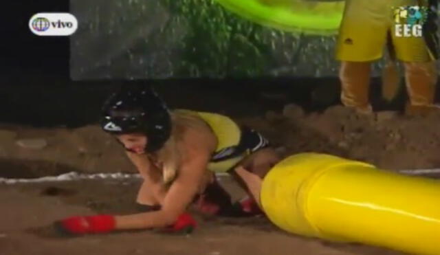 Korina Rivadeneira sufrió lesión durante competencia en ‘Esto es guerra’ [VIDEO]