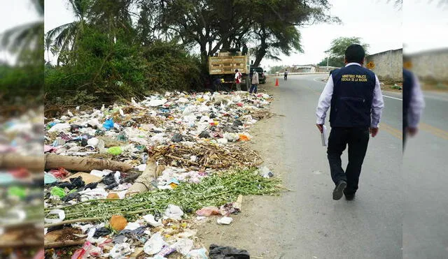 Piura: constatan arrojo de dos toneladas de basura en calles