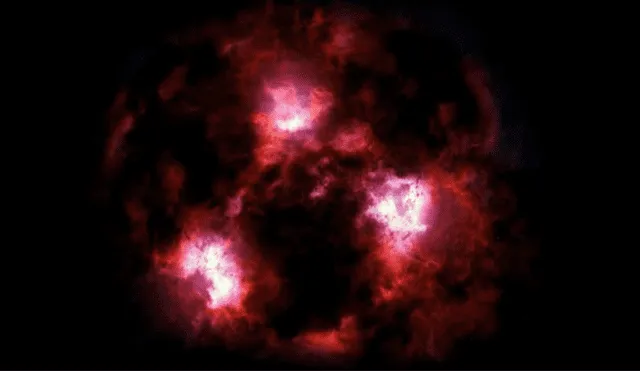 Científicos obtienen imágenes de galaxia monstruosa | James Josephides, Swinburne Astronomy Productions, Christina Williams, University of Arizona and Ivo Labbé, Swinburne University