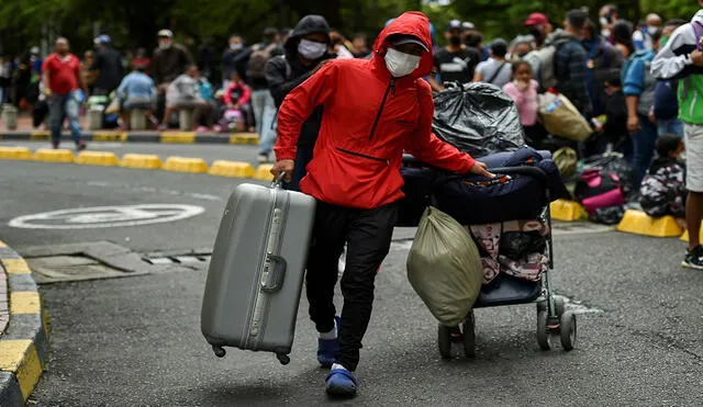 La mayoría de los venezolanos que se han regresado lo hicieron desde Colombia. Foto: AFP