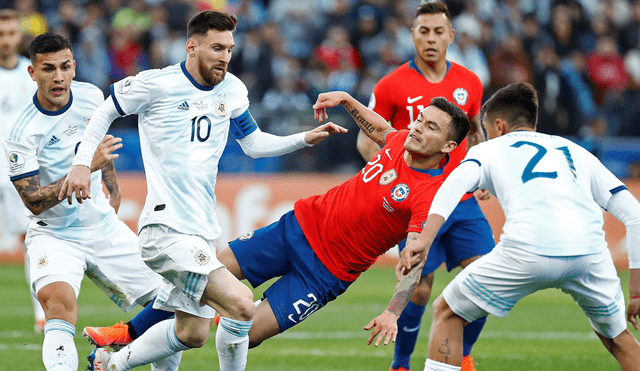 Chile se va sin gloria de la Copa América tras caer 2-1 ante Argentina [RESUMEN]