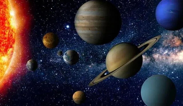 Además de los ocho planetas del Sistema Solar, la animación muestra a dos planetas enanos: Ceres y Plutón. Foto: Difusión.