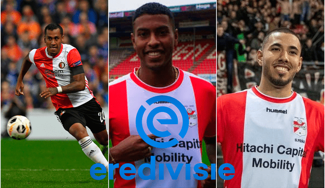 Renato Tapia, Miguel Araujo y Sergio Peña son los peruanos que militan en la Eredivisie. | Foto: AFP / FC Emmen / Pro Shots