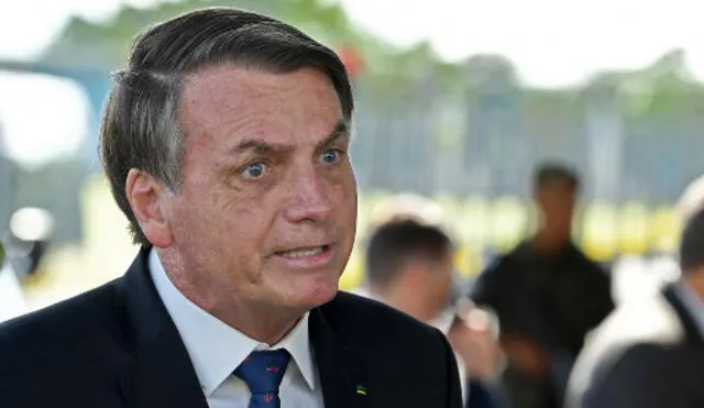 Presidente de Brasil, Jair Bolsonaro. Foto: AFP.