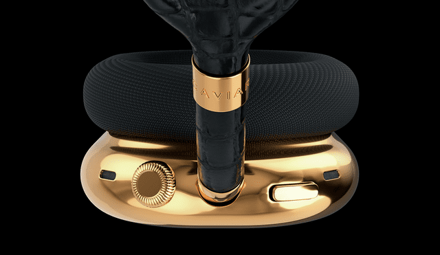 Anillo de oro puro con el logo de la compañía. Foto: Caviar
