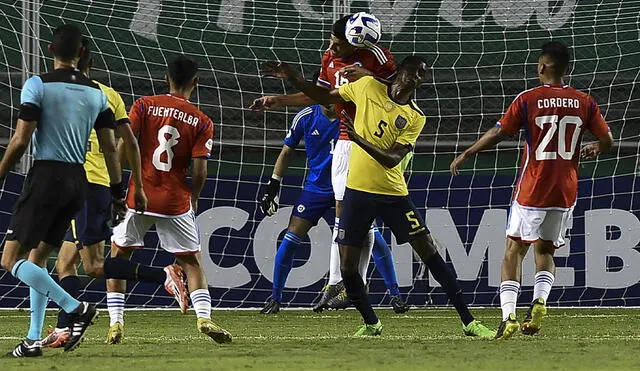 Chile y Ecuador son parte del grupo B  del Sudamericano Sub-20. Foto: AFP