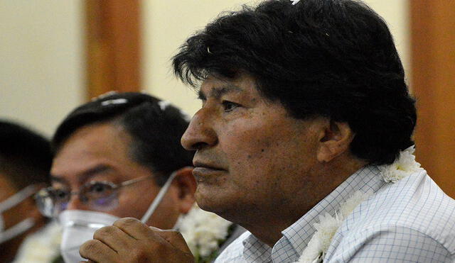 Evo Morales afronta su primera dificultad tras regresar a Bolivia y retomar el mando del MAS. Foto: AFP