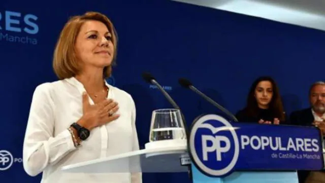 María Dolores de Cospedal se suma a la lista de políticos españoles que están contagiados con el coronavirus. Foto: 20 minutos.