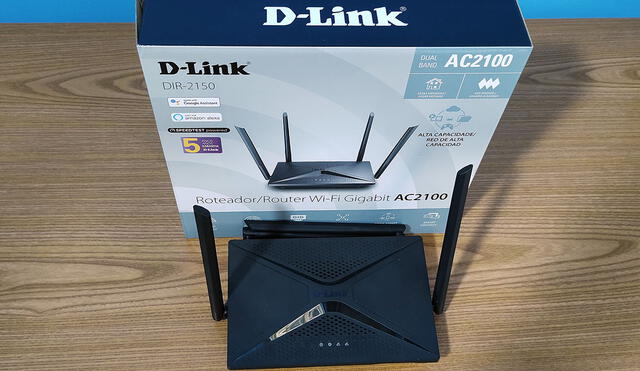 El router DIR-2150 puede usarse con los asistentes virtuales Amazon Alexa y Google Assistant. Foto: Edson Henriquez