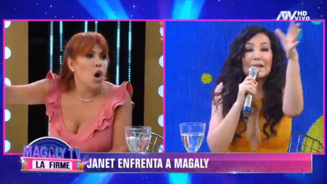 Magaly Medina enfurece con Janet Barboza por hablar de sus operaciones