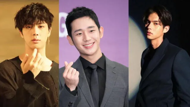 Kim Seok Jin, Jung Hae In y Bright Vachiravit en los 100 artistas asiáticos más atractivos Créditos: Instagram