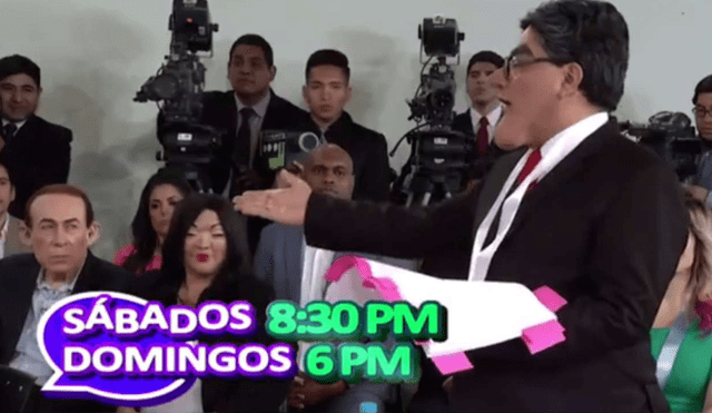 Jorge Benavides roba carcajadas con parodia sobre audiencia de Keiko Fujimori [VIDEO]