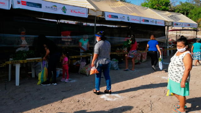 Mercados itinerantes en Amazonas