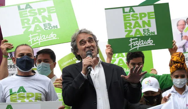 El candidato presidencial colombiano del centro, Sergio Fajardo. Foto: AFP