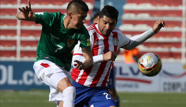 Paraguay no ha perdido en estas eliminatorias. Bolivia, en cambio, aún no gana. Foto: EFE