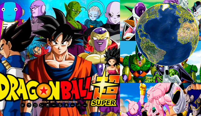 Dragon Ball Super: se revela 'Mapamundi' de los sitios que protegió Goku en la 'Tierra' de la saga [FOTOS]