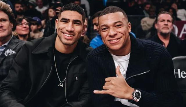 Mbappé y Hakimi se enfrentaron con sus selecciones en la semifinal del Mundial Qatar 2022. Foto: Instagram