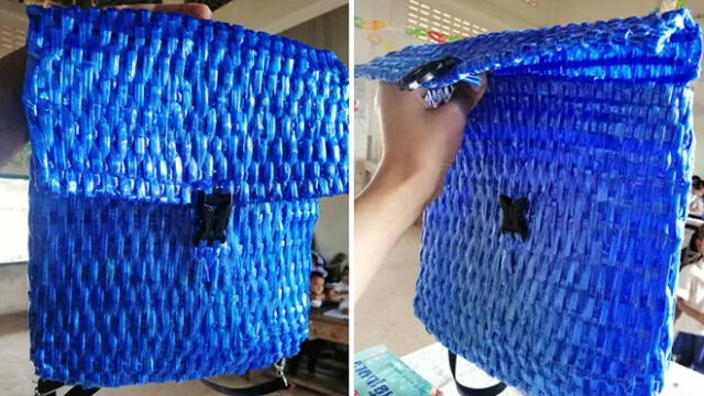Facebook viral: padre confecciona mochila peculiar a su hijo y los internautas elogian su acto [FOTOS]